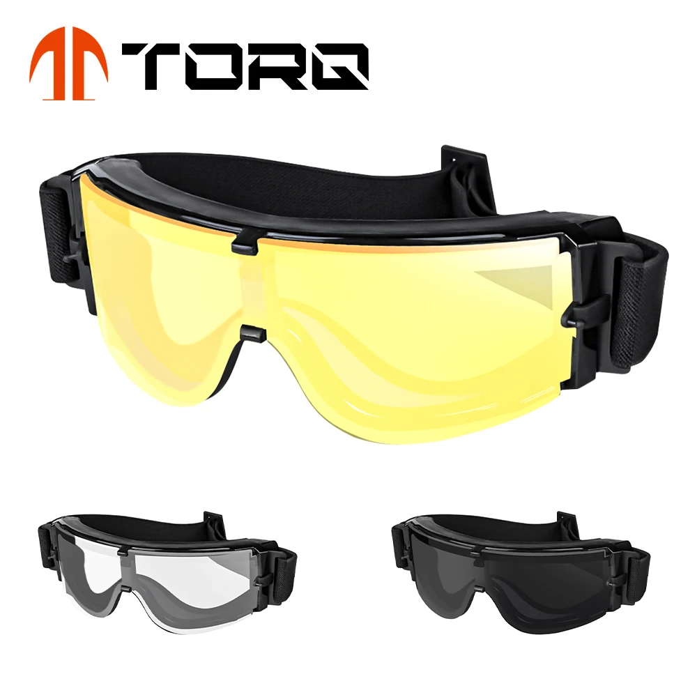 TORQ Three In One PC Lenes Windproof And Dustproof Goggles Outdoor Shooting Glasses Hiking Glasses
TORQ Three In One PC Lenes Windproof And Dustproof Goggles Outdoor Shooting Glasses Hiking Glasses