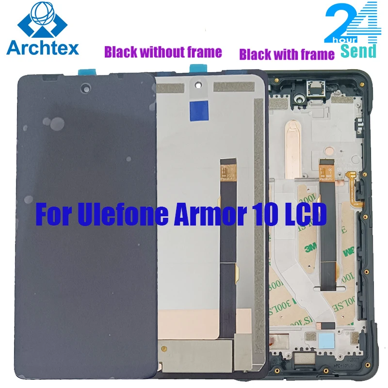 

For Original Ulefone Armor 10 LCD Display +Touch Screen Digitizer Assembly Replacement With frame 6.67 inch FHD+ 2400*1080P