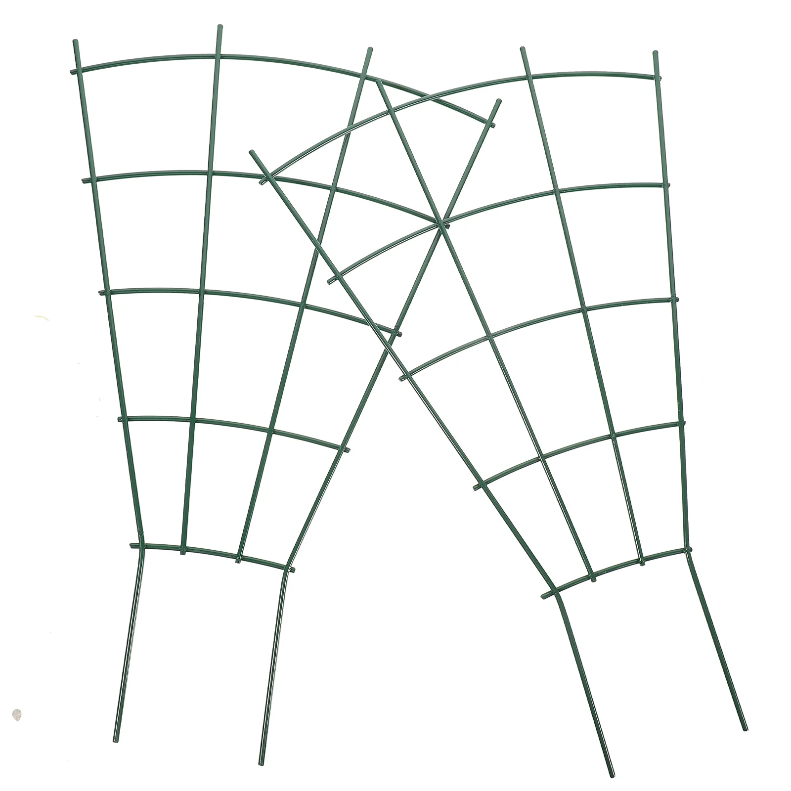 

2 Pcs Supporting Flower Arrangement Stand Vine Trellis Decor Garden for Climbing Plants For Outsides Rack Metal Crafts Supports