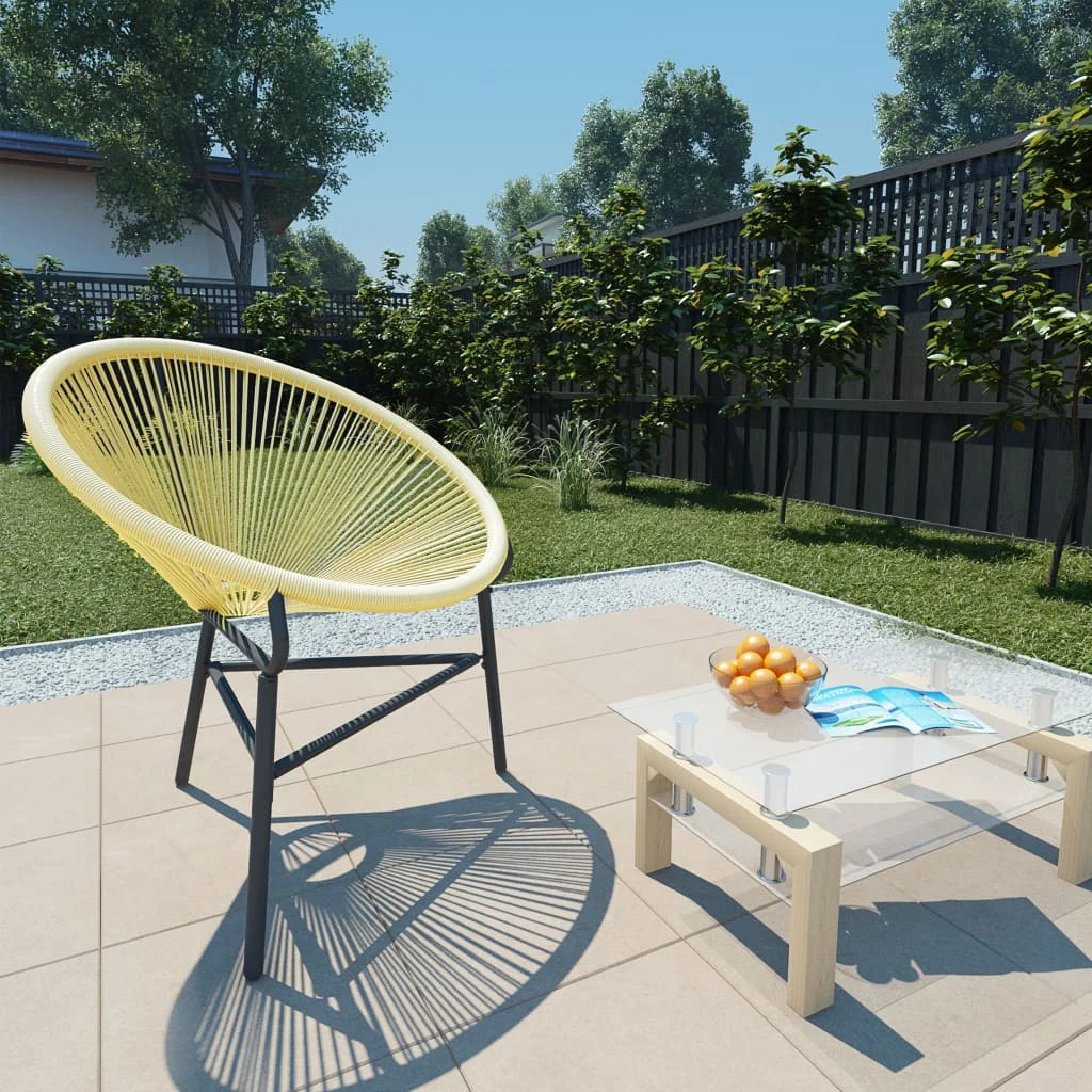 Garden Acapulco Chair, Poly Rattan Outdoor Seat Chair, Patio Furniture Poly Rattan Beige 69 x 66 x 87 cm
Garden Acapulco Chair, Poly Rattan Outdoor Seat Chair, Patio Furniture Poly Rattan Beige 69 x 66 x 87 cm