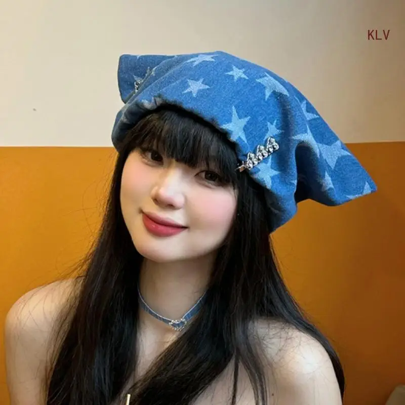 Шапка с кошачьими ушками Subcultural для подростков, согревающая уши, джинсовая шапка со звездным принтом 6XDA
Шапка с кошачьими ушками Subcultural для подростков, согревающая уши, джинсовая шапка со звездным принтом 6XDA