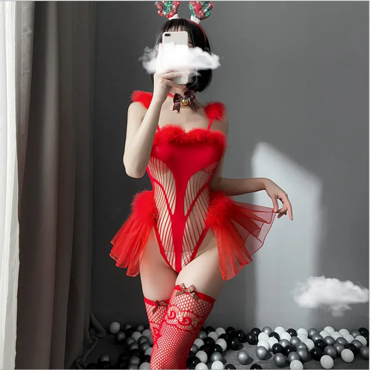 Seduction Christmas Elk Plush Stockings Fishnet Clothes Uniform Suit Lingerie Pornos Suit Cosplay Sexy Костюм 18+ Женский
Seduction Christmas Elk Plush Stockings Fishnet Clothes Uniform Suit Lingerie Pornos Suit Cosplay Sexy Костюм 18+ Женский