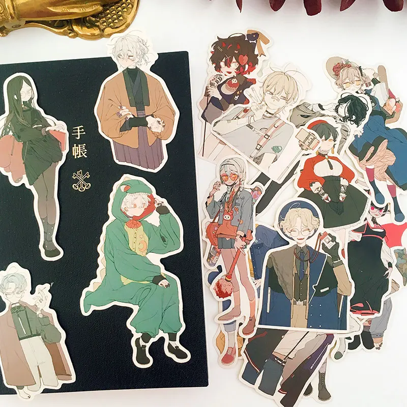 

Anime Cartoon Character Prince Stickers Anime Sick Lolita Decorative Stickers DIY Planner Diary Scrapbooking Album Stickers
