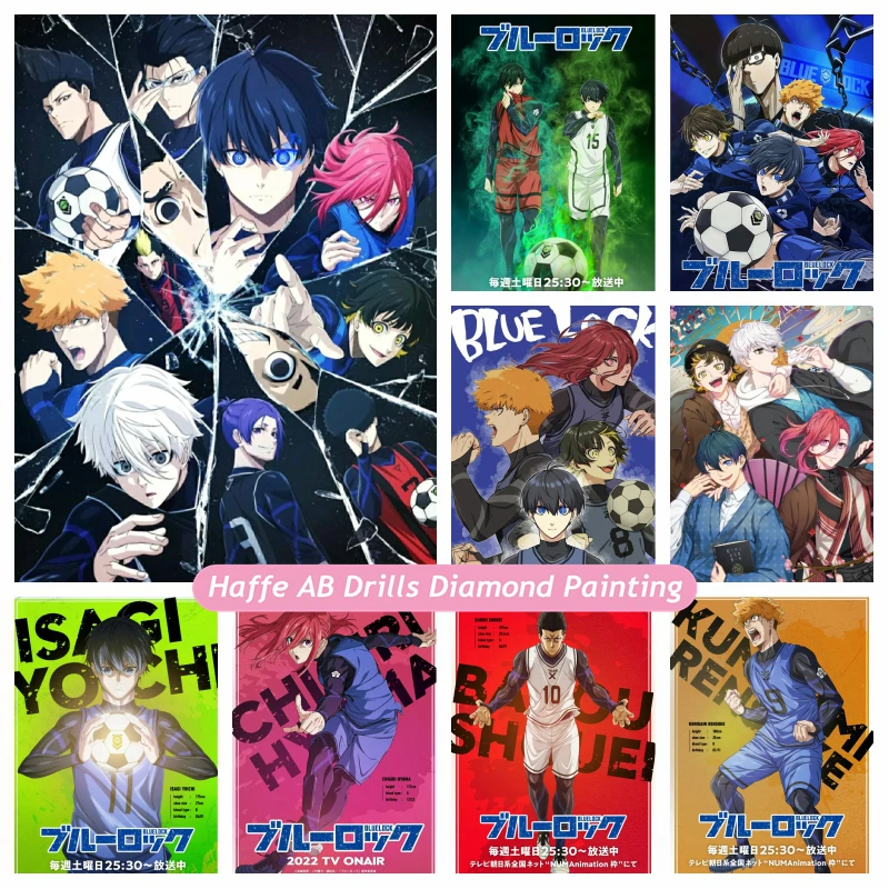 Blue Lock Anime 5d AB Drills Diamond Painting Japanese Football Cartoon Isagi Yoichi Poster Art Mosaic Cross Stitch Home Decor 
Blue Lock Anime 5d AB Drills Diamond Painting Japanese Football Cartoon Isagi Yoichi Poster Art Mosaic Cross Stitch Home Decor