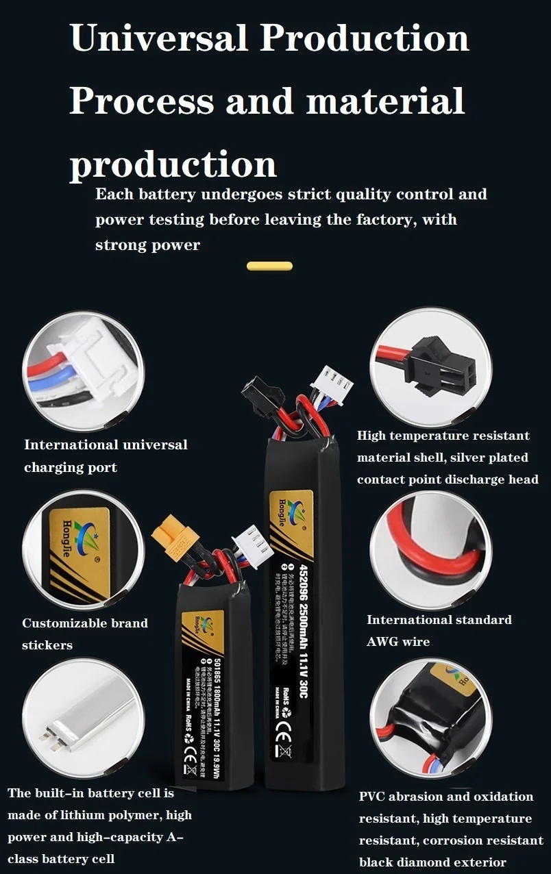 11.1v Lipo Battery for Water Gun Airsoft 11.1V, 3S, 2500mAh, 30C, 452096 battery for Airsoft BB Air Pistol Electric Toys Guns Parts 29 Mallzona S0253731954414602bdf451d029934673E 11.1v Lipo Battery for Water Gun Airsoft 11.1V, 3S, 2500mAh, 30C, 452096 battery for Airsoft BB Air Pistol Electric Toys Guns Parts Mallzona