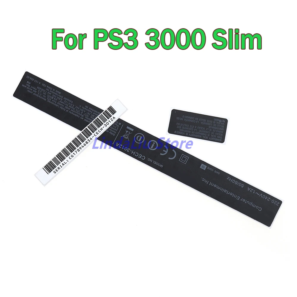 

50sets Host Case Security Seal barcode Sticker Label For PS3 Slim 3000 Housing Shell Warranty Seals