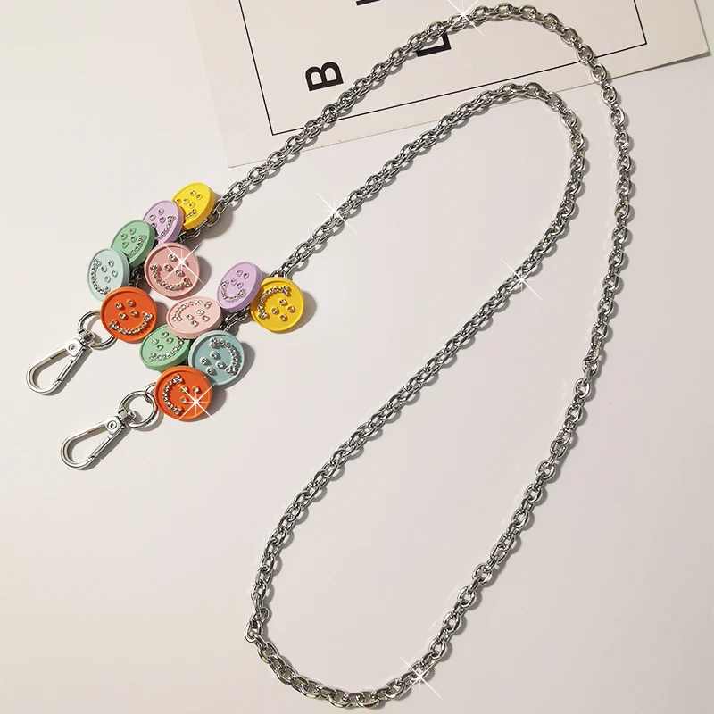 Сумка кросс-боди подвесная веревочная цепочка металлическая цепочка водный бриллиант любовь веревка декоративная подвеска анти потеря рюкзак стильный ремешок для телефона
Сумка кросс-боди подвесная веревочная цепочка металлическая цепочка водный бриллиант любовь веревка декоративная подвеска анти потеря рюкзак стильный ремешок для телефона