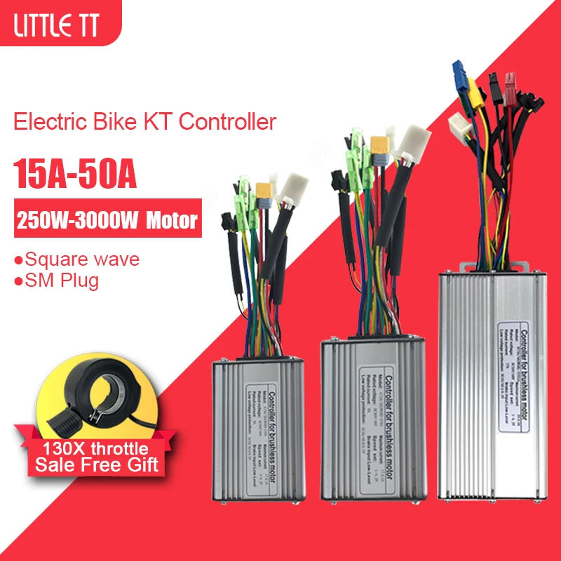 

KT Ebike Controller 36V 250W 48V 500W 750W 1000W 1500W Brushless Electric Bicycle Controller For Electric Bike Conversion Kit