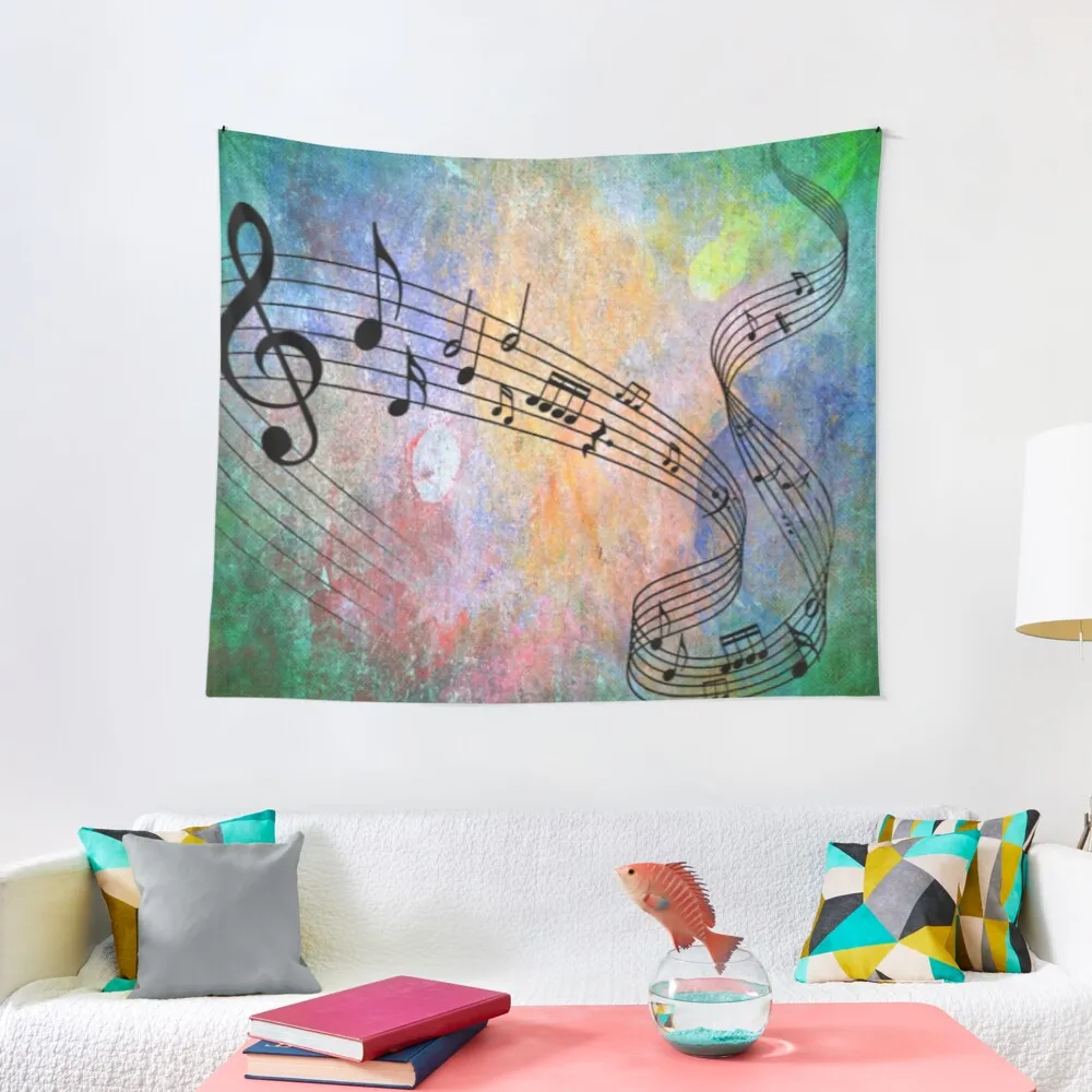 

Abstract Music Tapestry Room Decore Aesthetic Decoration Bedroom Wall Tapestries Things To Decorate The Room Tapestry