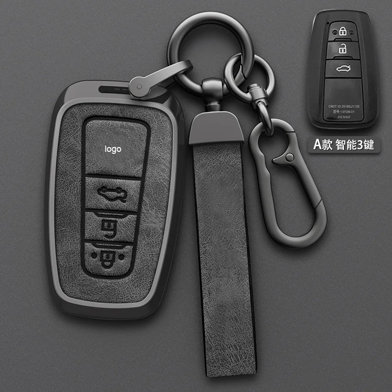 For Toyota Camry Corolla Avalon Rav4 Highlander Aluminum Alloy Leather Car Key Case Shell Keychain Keyring Car Key Protector
For Toyota Camry Corolla Avalon Rav4 Highlander Aluminum Alloy Leather Car Key Case Shell Keychain Keyring Car Key Protector