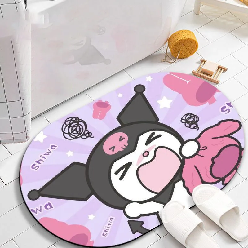 Sanrio Kuromi Water Absorbing Floor Mat Soft Diatom Mud Mat Room Kawaii Ins Cartoon Anti Falling and Anti-Skid Foot Pad Washable
Sanrio Kuromi Water Absorbing Floor Mat Soft Diatom Mud Mat Room Kawaii Ins Cartoon Anti Falling and Anti-Skid Foot Pad Washable