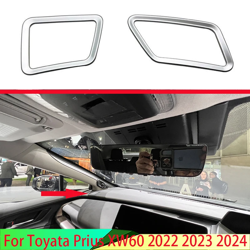 

Автомобильные аксессуары для Toyata Prius XW60 2022 2023 2024 ABS приборный стол передняя левая и правая вентиляционная панель декоративная рамка