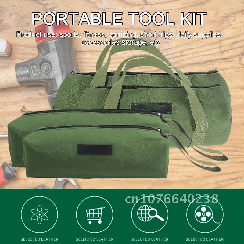 

Canvas Tool Pouch Thickened for Electrician Screwdriver Pliers Repair Hand Tools Portable Electrical Tool Storage Organizer Bags