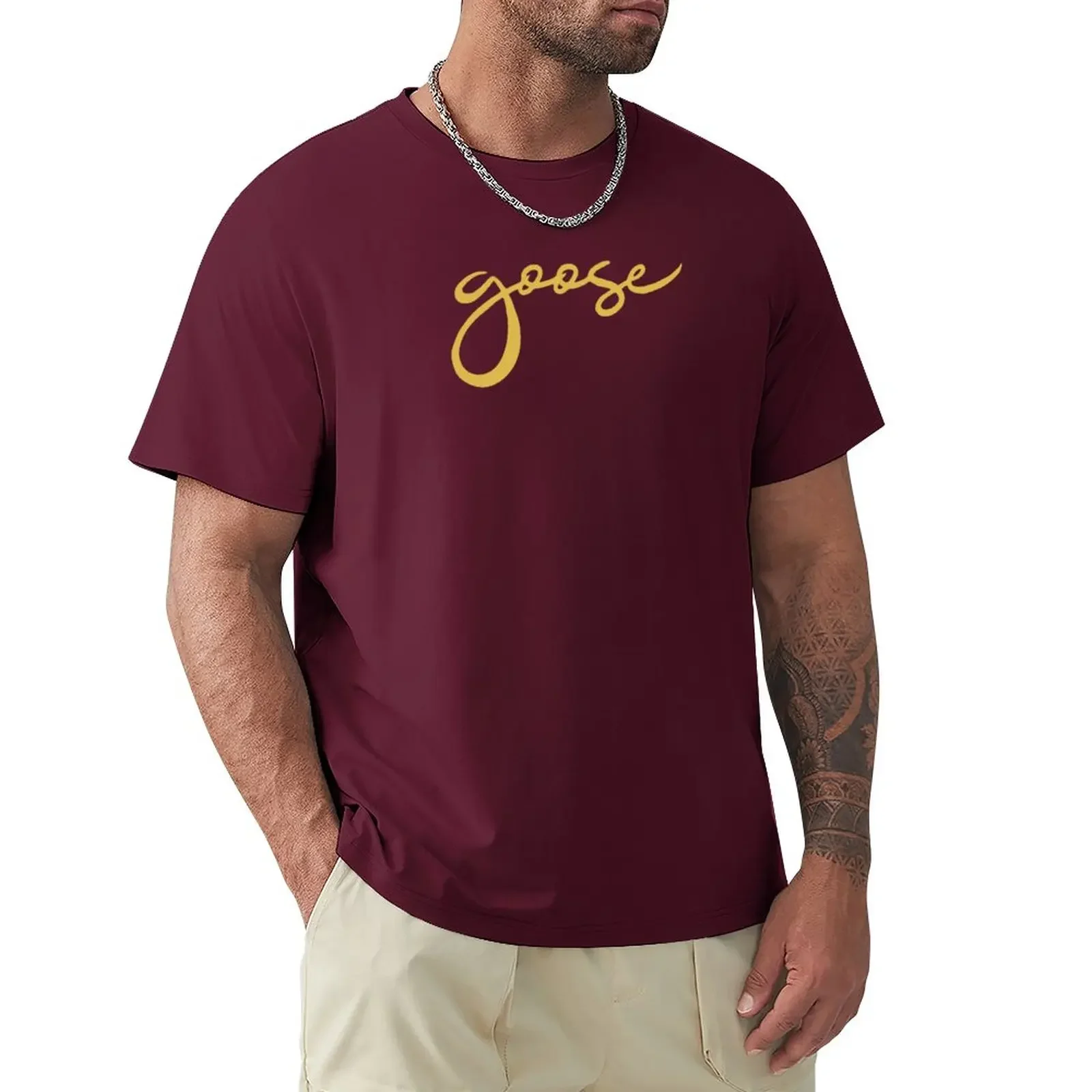 Goose American band goosetheband merch tour T-Shirt oversized hippie clothes graphics slim fit t shirts for men
Goose American band goosetheband merch tour T-Shirt oversized hippie clothes graphics slim fit t shirts for men