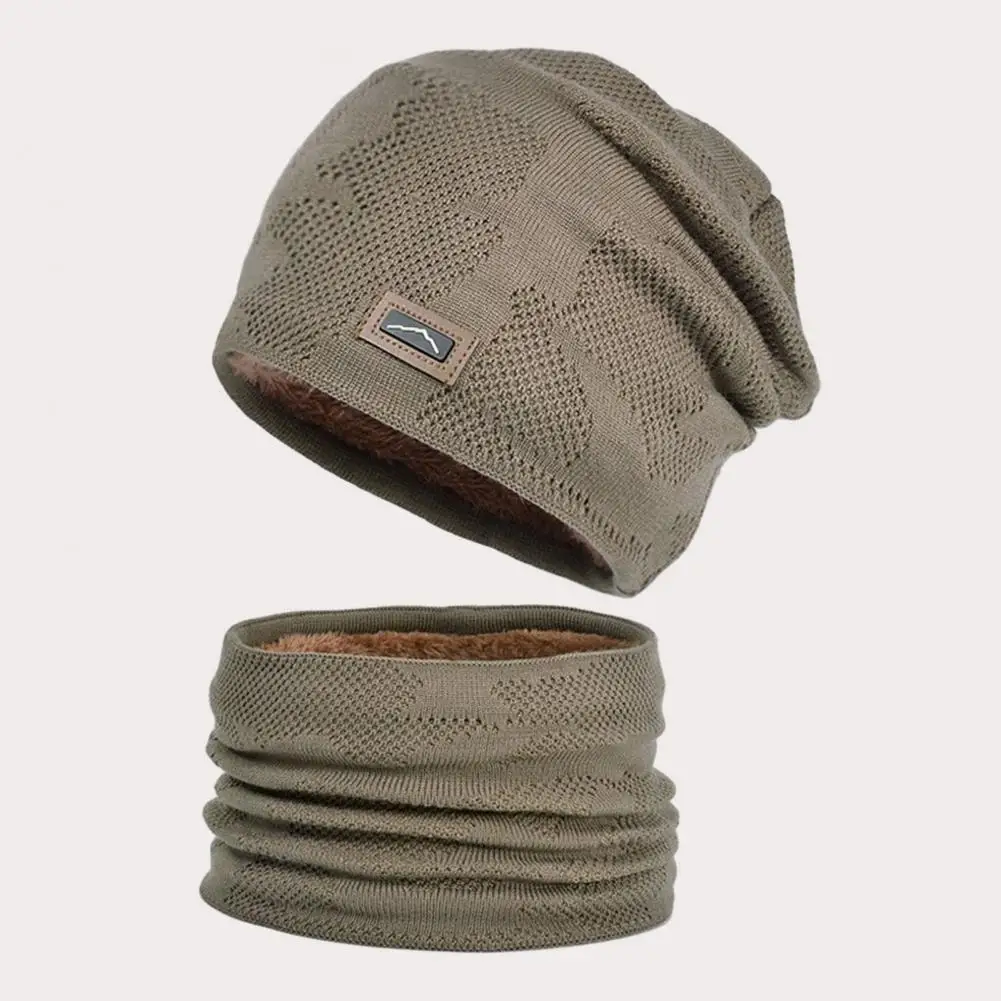 Men Winter Neck Warmer Winter Hat Scarf Set Knitted Soft Plush Anti-slip Thick Resistant Cycling Beanie Neck Wrap Outdoor Cap
Men Winter Neck Warmer Winter Hat Scarf Set Knitted Soft Plush Anti-slip Thick Resistant Cycling Beanie Neck Wrap Outdoor Cap