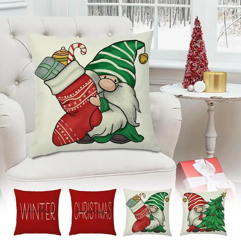 Christmas Pillow Cover 18x18 Inches Linen Pillow Case Xmas Ornament Merry Christmas Pillow Case for Bed Sofa Car Cushion Cover
Christmas Pillow Cover 18x18 Inches Linen Pillow Case Xmas Ornament Merry Christmas Pillow Case for Bed Sofa Car Cushion Cover