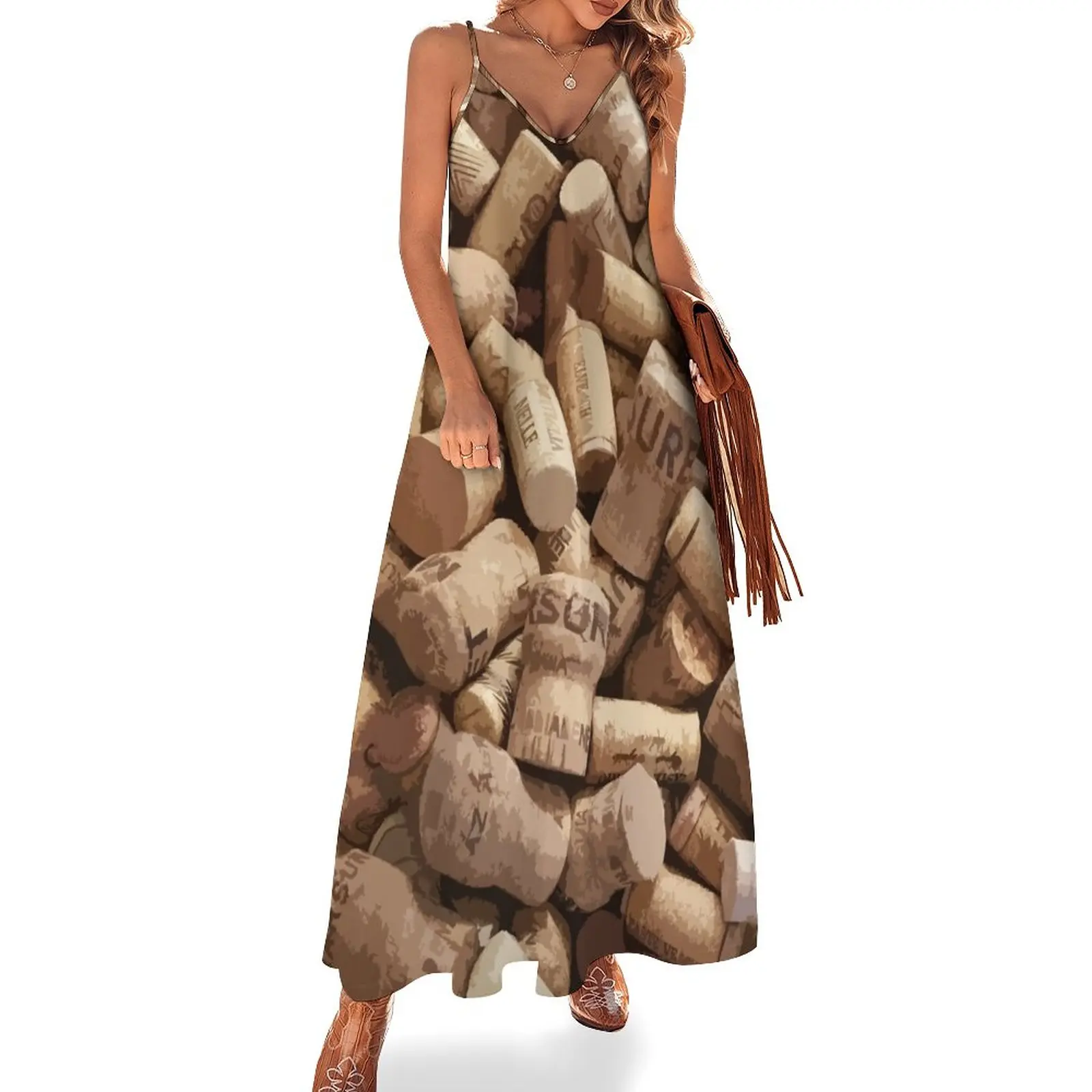 Italian Wine Corks Sleeveless Dress Women's evening dress dresses ladies 2024 summer
Italian Wine Corks Sleeveless Dress Women's evening dress dresses ladies 2024 summer