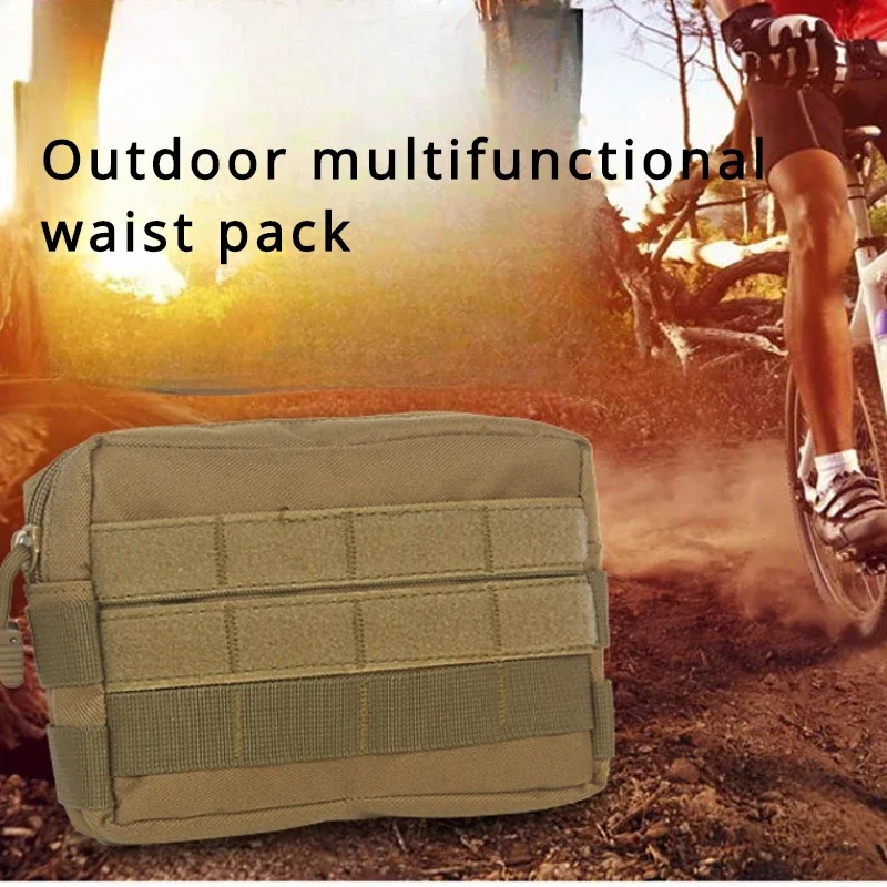 

Outdoor Commuter EDC Pack Military Tool Men Tactical Molle Square Waist Belt Bags Camping Hunting Accessory Pouch Fanny Pack