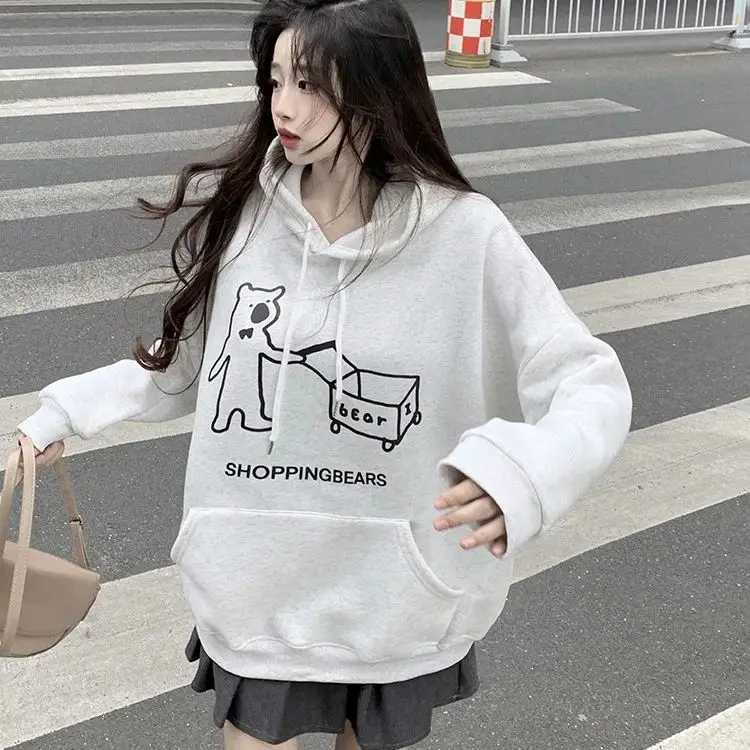 Hsa Funny Puppy Pattern Printed Hoodie Women Simple Vintage Plus Size Autumn Winter Sweatshirt Female Basic Pullover
Hsa Funny Puppy Pattern Printed Hoodie Women Simple Vintage Plus Size Autumn Winter Sweatshirt Female Basic Pullover