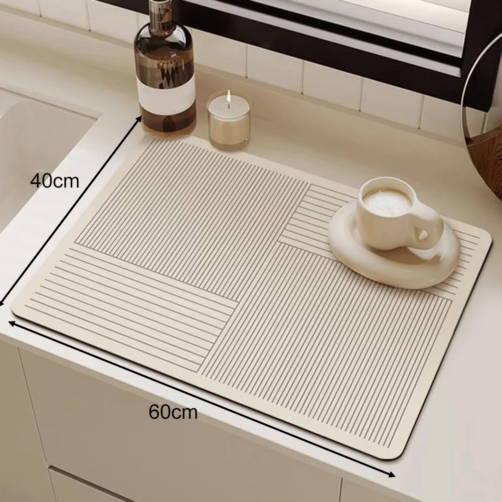 Modern Drain Pad Kitchen Mat Diatomite Mat Dish Drainer Absorbent Coffee Rug Quick Dry Kitchen Faucet Placemat
Modern Drain Pad Kitchen Mat Diatomite Mat Dish Drainer Absorbent Coffee Rug Quick Dry Kitchen Faucet Placemat