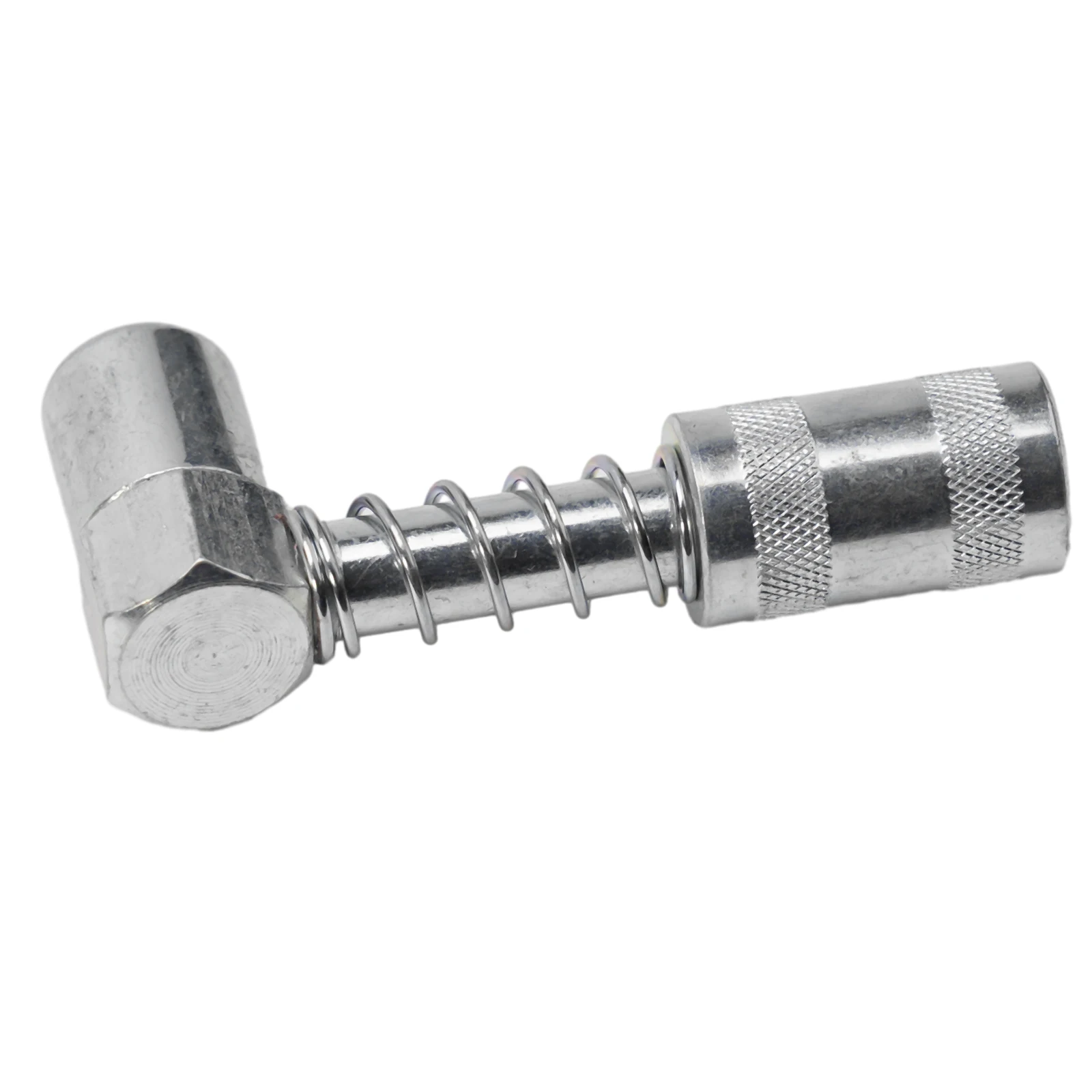 90 Degree Grease Nozzle Adapter Coupler Grease Fitting Tool Easy Operation Durable Carbon Steel Material Sleeve
90 Degree Grease Nozzle Adapter Coupler Grease Fitting Tool Easy Operation Durable Carbon Steel Material Sleeve
