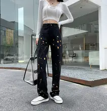 Hip Hop Streetwear Jeans Women Loose Bf Style Splashing Ink Wash Denim Long Pants Plus Size Casual Black Jeans S-5XL
Hip Hop Streetwear Jeans Women Loose Bf Style Splashing Ink Wash Denim Long Pants Plus Size Casual Black Jeans S-5XL