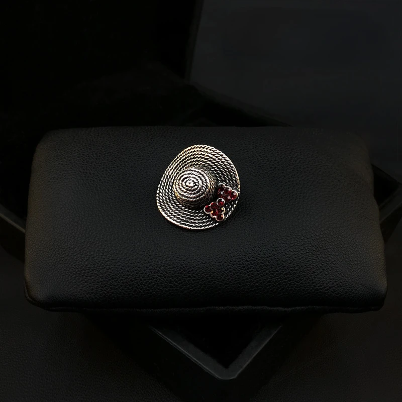 

Оригинальный дизайн мини шапка маленькая булавка женский костюм сумка кардиган Пряжка булавка аксессуары фиксированная одежда Стразы ювелирные изделия булавки подарки