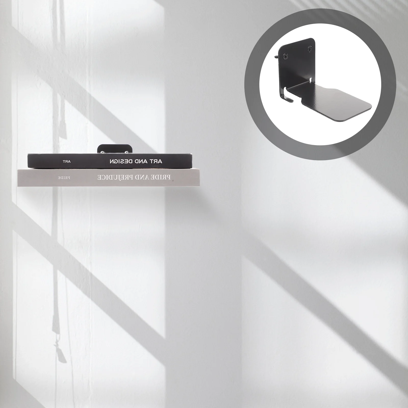 White Bookshelf Suspended Bookshelf Home Supplies Floating Rack Metal Household Wall-mounted Organizer Child
White Bookshelf Suspended Bookshelf Home Supplies Floating Rack Metal Household Wall-mounted Organizer Child