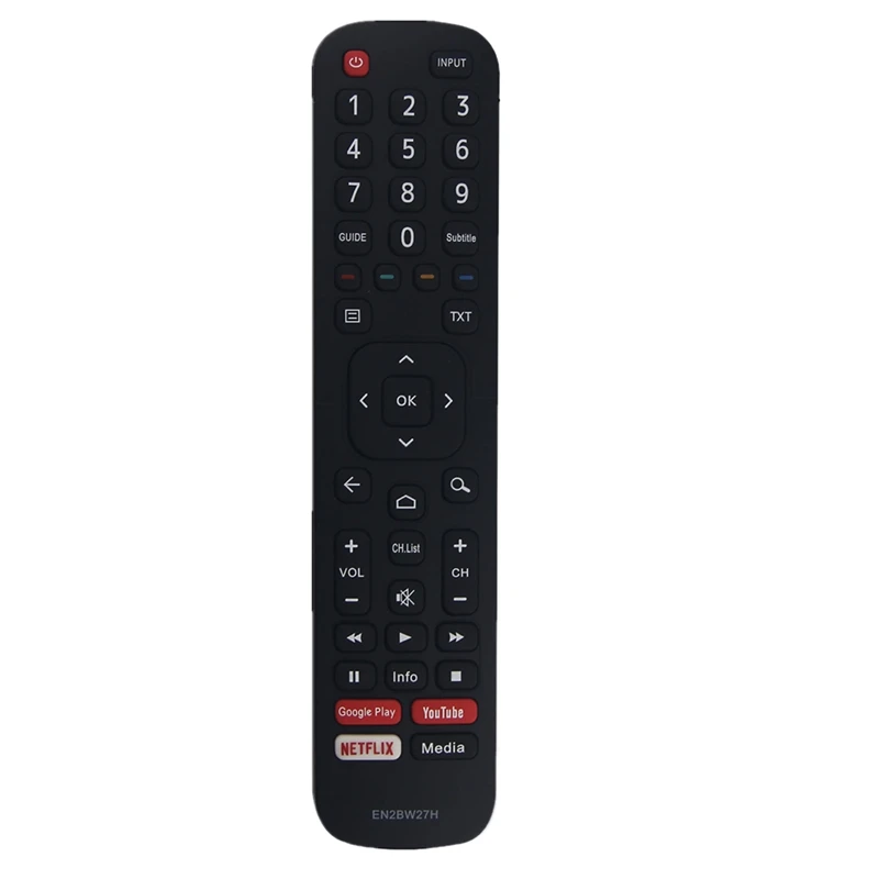 Remote Control Replacement EN2BW27H For Hisense HD Smart TV With Google Play Youtube Netflix
Remote Control Replacement EN2BW27H For Hisense HD Smart TV With Google Play Youtube Netflix