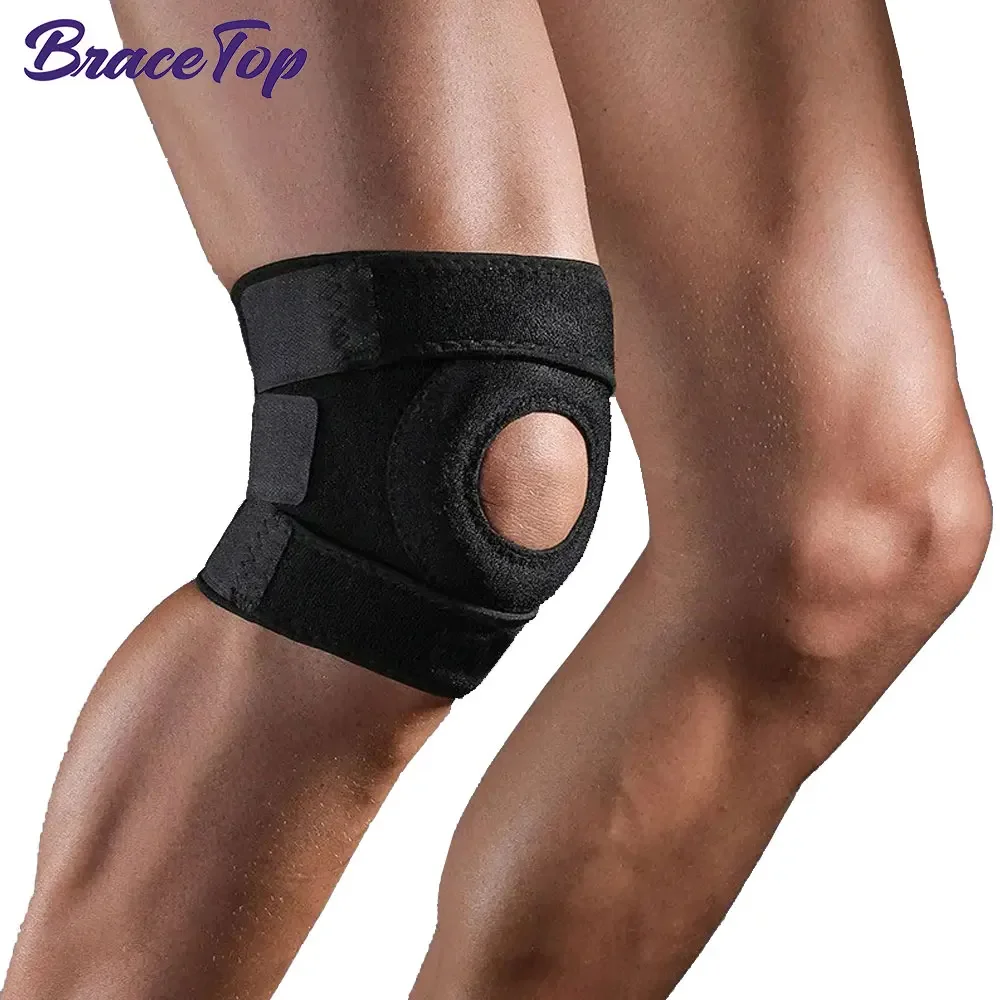 

1 PCS Sport Knee Brace for Knee Pain Relief, Knee Brace for Working Out, Running, Injury Recovery, Open Patella Support,Non-Slip