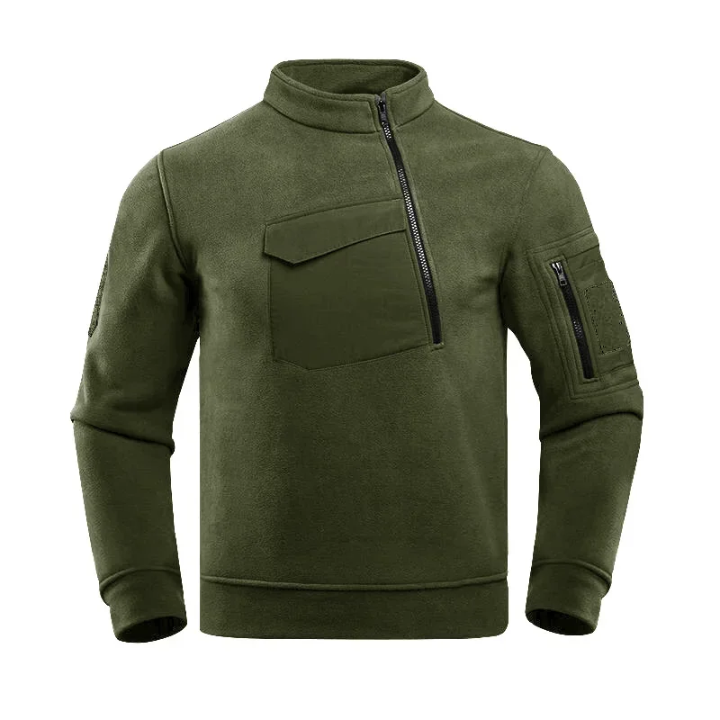

Men Fleece Jackets Outdoor Multipockets Tactical Coats Army Military Work Clothes Hunting Hiking Thermal Hoodies Sweatshirts