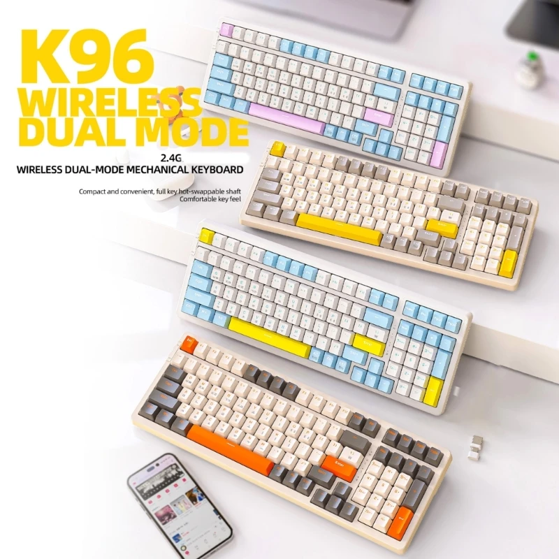 Механическая клавиатура, совместимая с Bluetooth5.0, корейская игровая клавиатура с возможностью горячей замены
Механическая клавиатура, совместимая с Bluetooth5.0, корейская игровая клавиатура с возможностью горячей замены