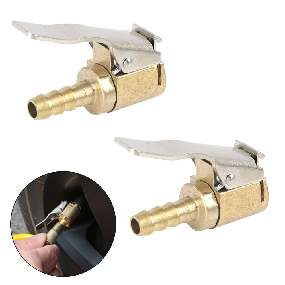 Inflator Pump 2x Tire Chuc Tyre Valve Wear Resistance 8mm Anti-corrosion Brass Clip Connector For Bike Durable
Inflator Pump 2x Tire Chuc Tyre Valve Wear Resistance 8mm Anti-corrosion Brass Clip Connector For Bike Durable