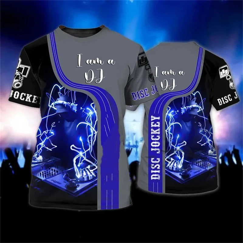 Summer Streetwear DJ Rock Music T-shirt Leisure Round Neck Short-sleeved T Shirts Fashion Hip Hop Oversized Loose Male Tops Tees
Summer Streetwear DJ Rock Music T-shirt Leisure Round Neck Short-sleeved T Shirts Fashion Hip Hop Oversized Loose Male Tops Tees