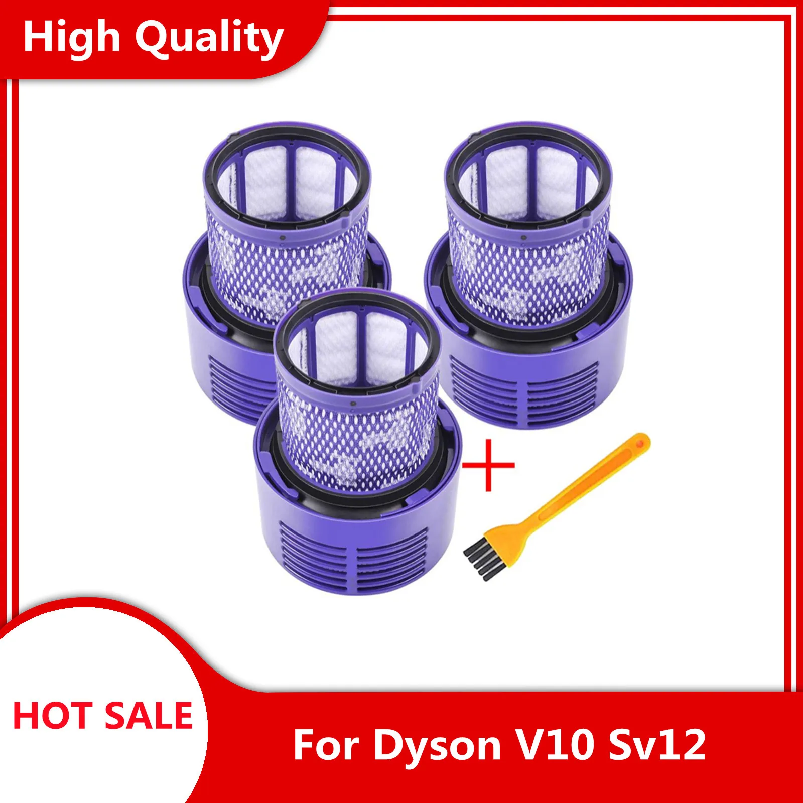 Washable Big Filter Unit For Dyson V10 Sv12 Cyclone Animal Absolute Total Clean Cordless Vacuum Cleaner, Replace Filter
Washable Big Filter Unit For Dyson V10 Sv12 Cyclone Animal Absolute Total Clean Cordless Vacuum Cleaner, Replace Filter
