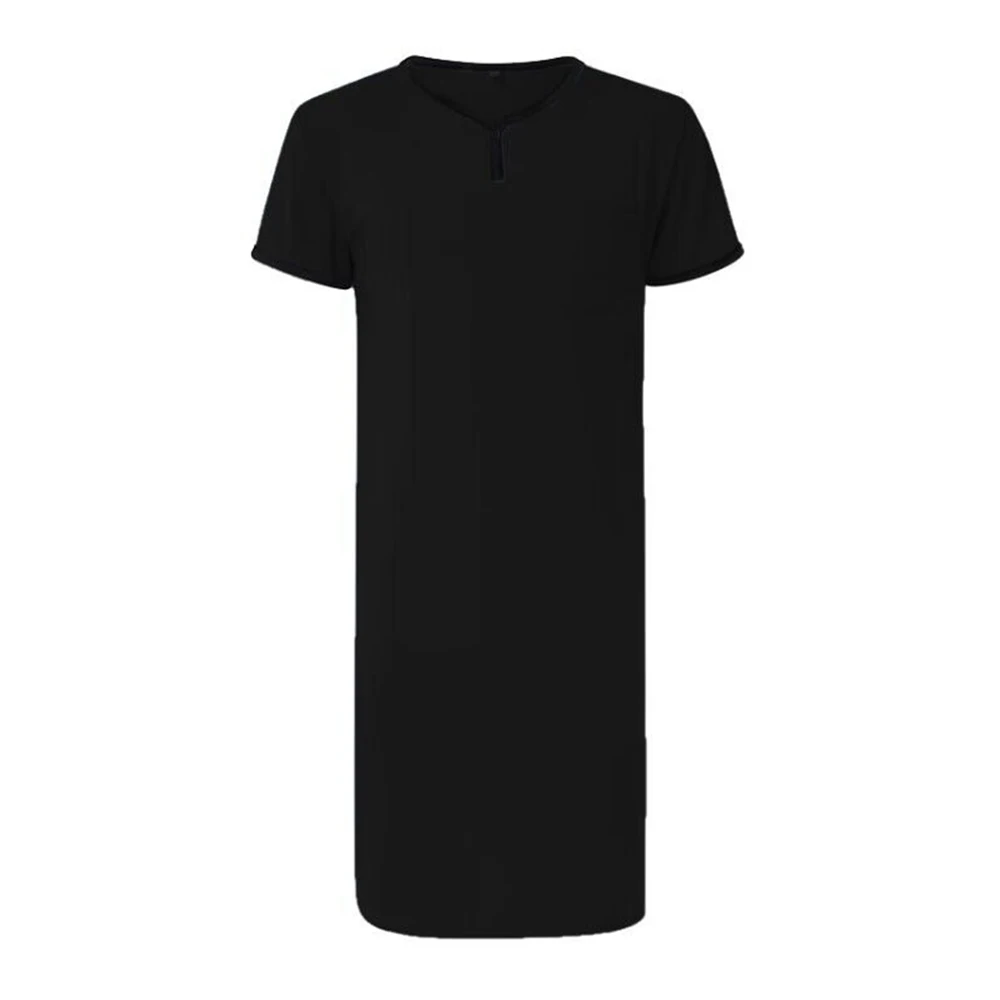 Saudi Arab Black Nightgown for Men with Muslim Robe Dresses Short Sleeve Long Tops Suitable for Formal and Casual Occasions
Saudi Arab Black Nightgown for Men with Muslim Robe Dresses Short Sleeve Long Tops Suitable for Formal and Casual Occasions