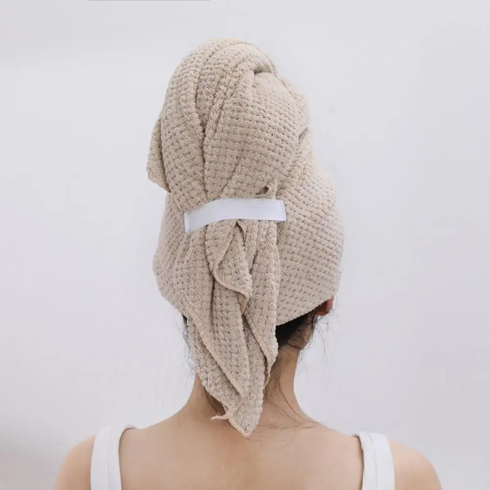 Hair Towel Hat Super Soft Extra Large Hair Towel Wrap Highly Absorbent Anti-frizz Fast Drying Elastic Band for Easy Use
Hair Towel Hat Super Soft Extra Large Hair Towel Wrap Highly Absorbent Anti-frizz Fast Drying Elastic Band for Easy Use
