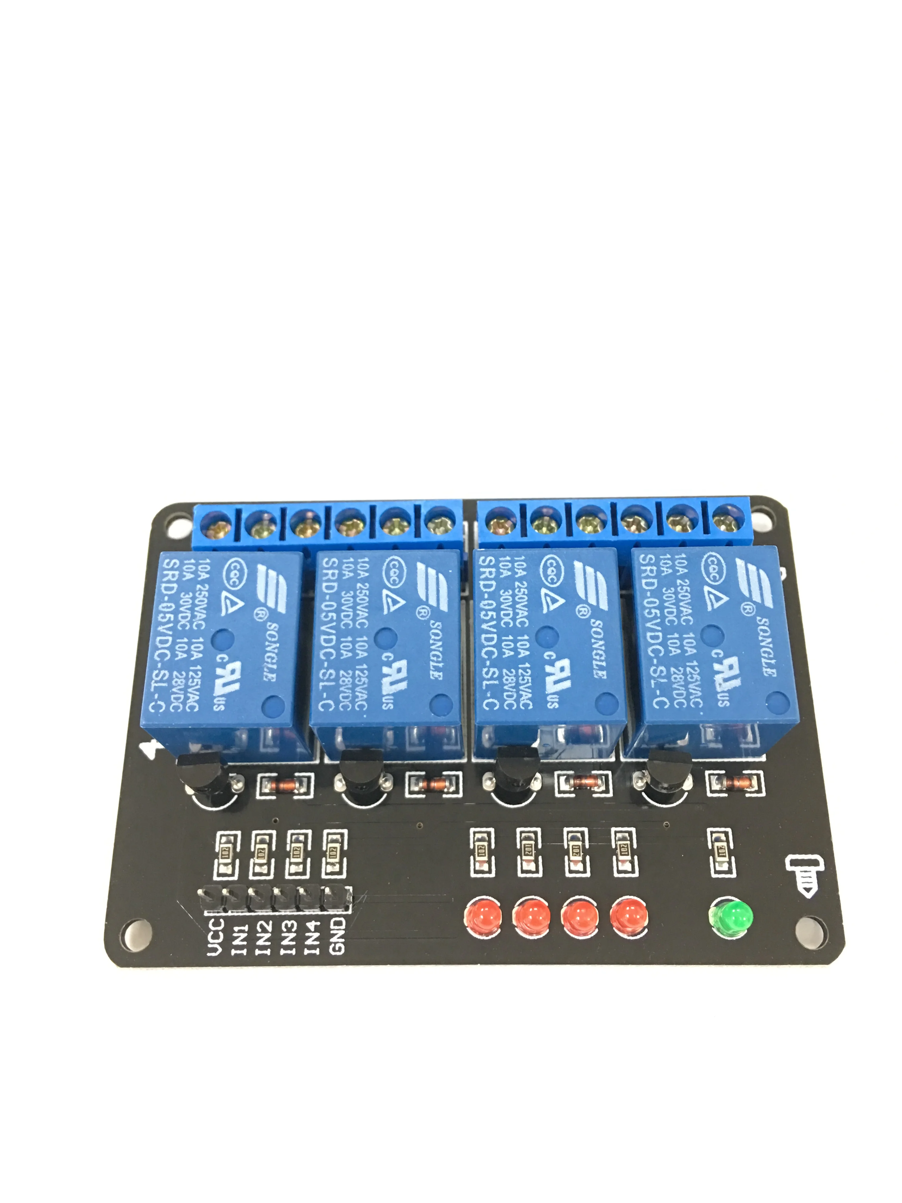 

5V With Optocoupler Output 4 Way Relay Module New Original In Stock