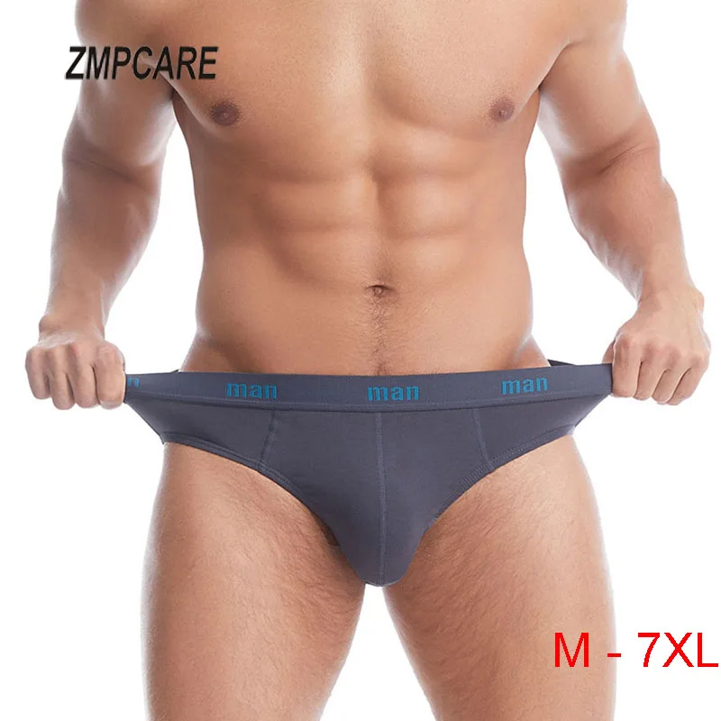 

Plus Size Men Underwear Briefs Cotton Men's Panties Mid Rise Breathable Panty Brief Shorts 5XL 6XL 7XL Ropa Interior Hombre