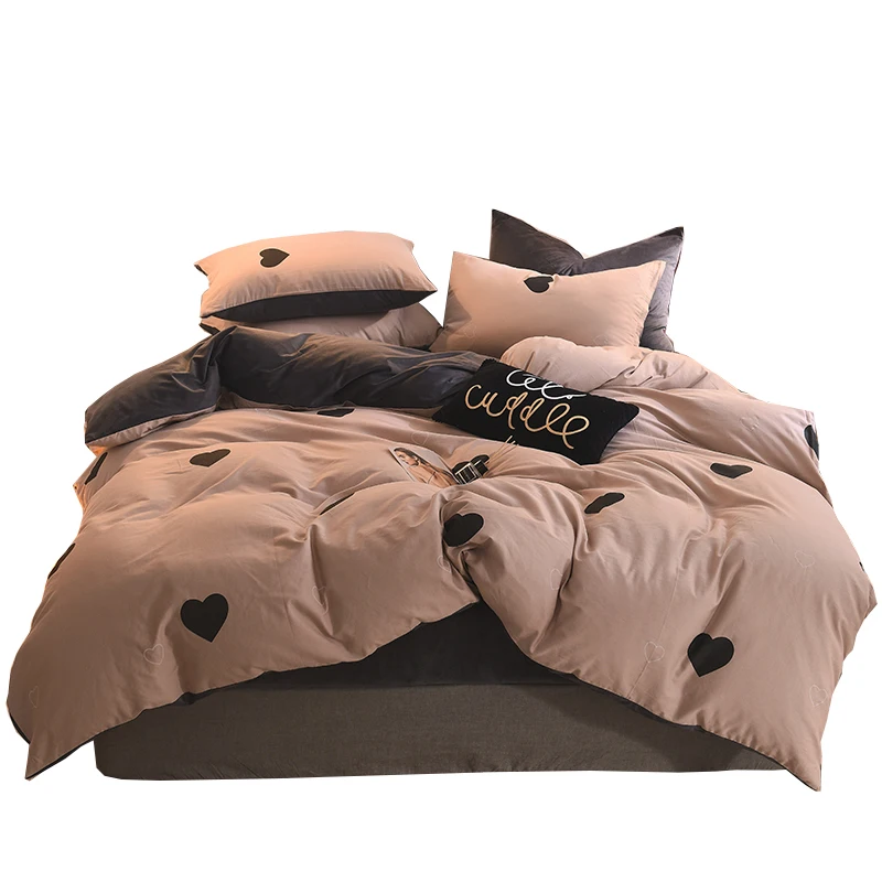 A cotton B crystal velvet coral velvet four-piece set autumn/winter bed milk flange velvet velvet sheets are set three pieces
A cotton B crystal velvet coral velvet four-piece set autumn/winter bed milk flange velvet velvet sheets are set three pieces