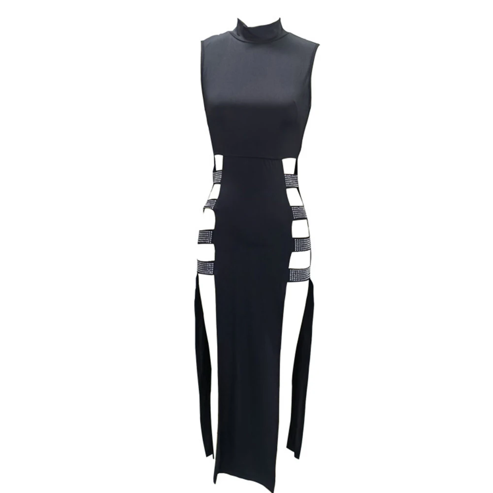 Bodycon Women Dress Club Daily Party Side High Slit Sleeveless Solid Stand Collar Summer Breathable Comfortable
Bodycon Women Dress Club Daily Party Side High Slit Sleeveless Solid Stand Collar Summer Breathable Comfortable