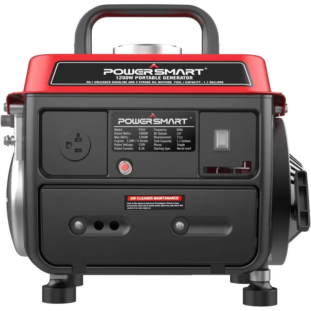1200W Portable Generator, Small Generator for Camping Outdoor, Ultralight, EPA Compliant
1200W Portable Generator, Small Generator for Camping Outdoor, Ultralight, EPA Compliant