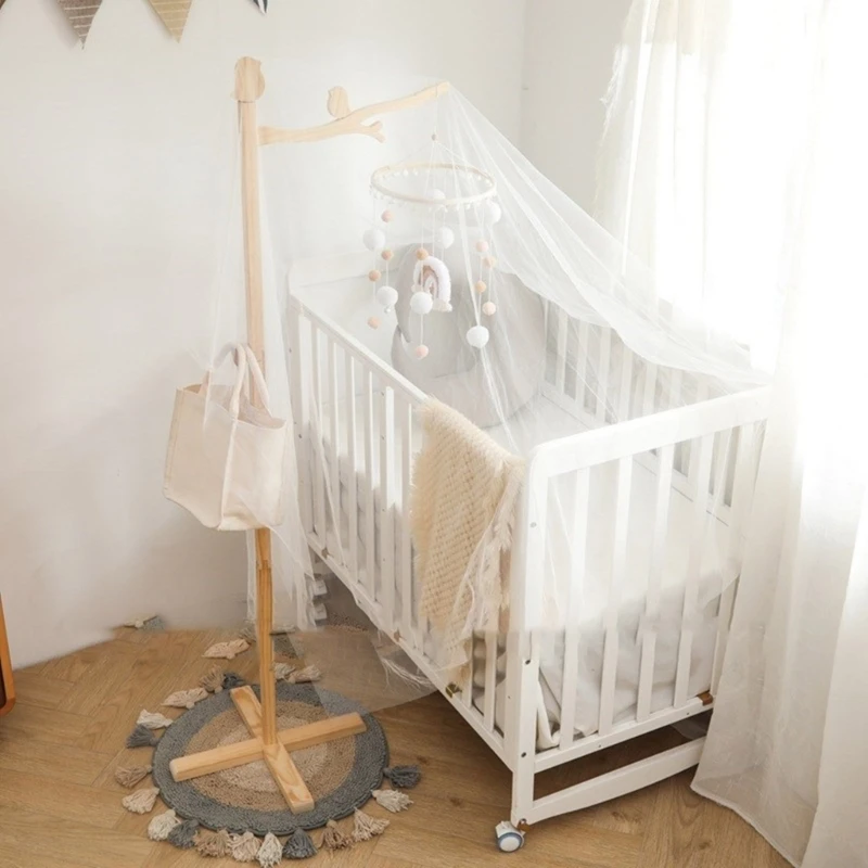 

Floor Stand Crib Mobile Arm for Nursery Movable Baby Mobile Hanger with Hook