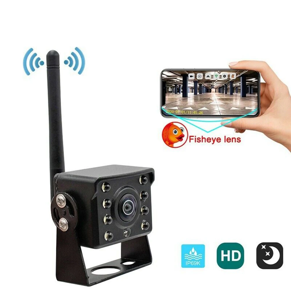 1PCS Car Wireless WIFI Reversing Rear View Camera Shockproof Waterproof Motor Vehicle Paking Assist Camera Auto Electronical
1PCS Car Wireless WIFI Reversing Rear View Camera Shockproof Waterproof Motor Vehicle Paking Assist Camera Auto Electronical