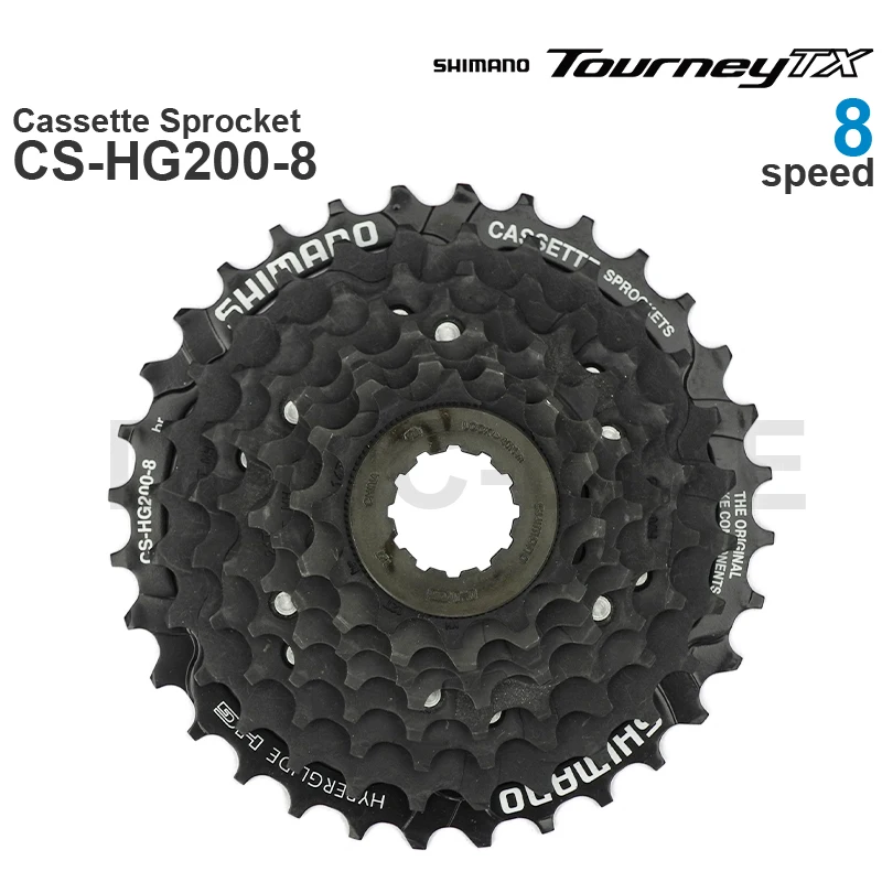 SHIMANO TOURNEY TX - 8-Speed MTB Cassette Sprocket CS-HG200-8 12-32T CS-HG31-8 32T 34T Original parts
SHIMANO TOURNEY TX - 8-Speed MTB Cassette Sprocket CS-HG200-8 12-32T CS-HG31-8 32T 34T Original parts
