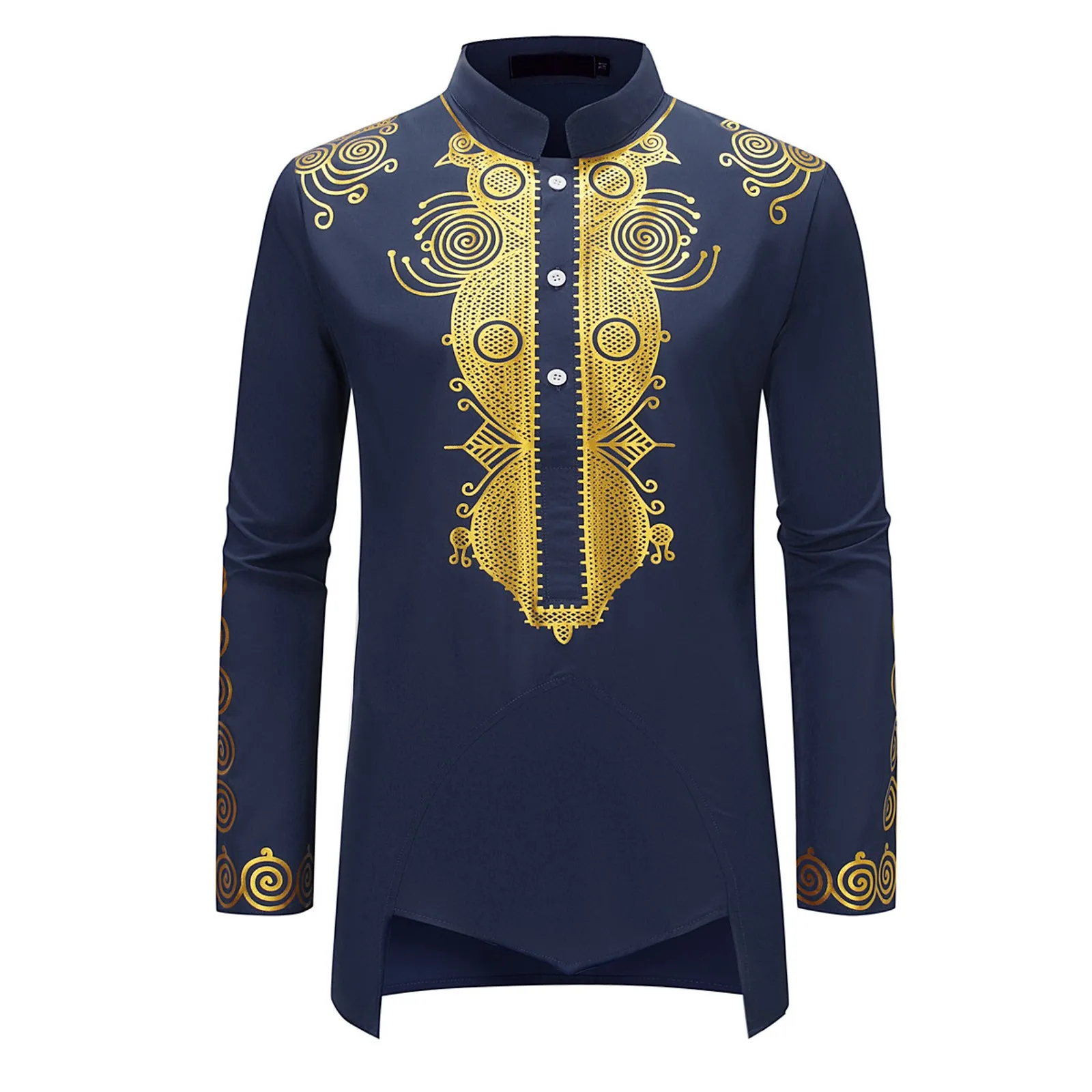 

Mens Abaya Thobe Arabic Longline T Shirts Henley Kaftan Banded Plain Gown Shirts Men's Muslim Kaftan Thobe