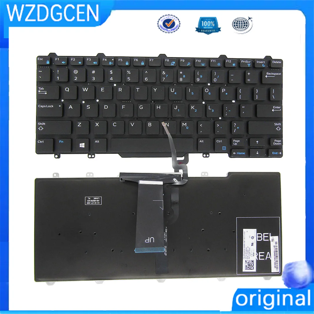 NEW US Backlit keyboard For DELL for Latitude 13(7350) E7350 3340 E3340 E5450 E7450 laptop 0PXWGK NSK-LKABC PK1316R1A00
NEW US Backlit keyboard For DELL for Latitude 13(7350) E7350 3340 E3340 E5450 E7450 laptop 0PXWGK NSK-LKABC PK1316R1A00