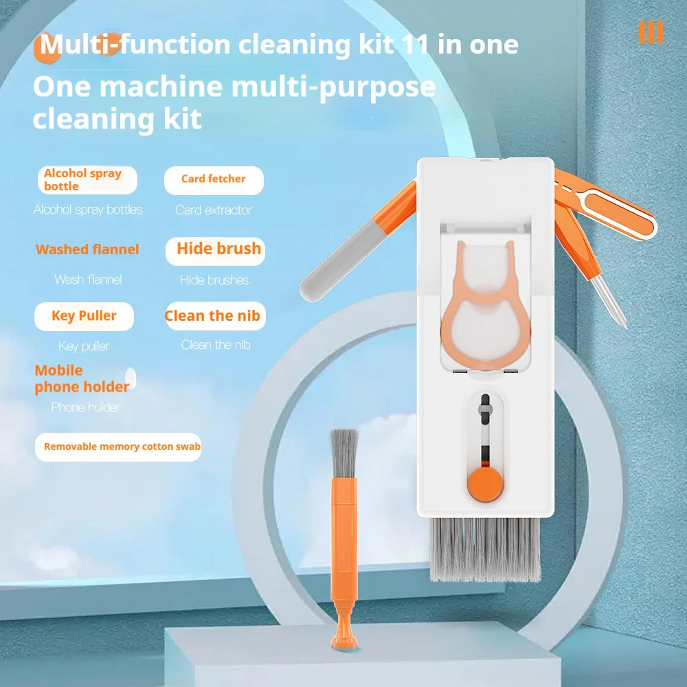 New Affordable 11-in-1 Multifunctional Phone Headset Cleaning Laptop Screen Keyboard Cleaning Kit
New Affordable 11-in-1 Multifunctional Phone Headset Cleaning Laptop Screen Keyboard Cleaning Kit