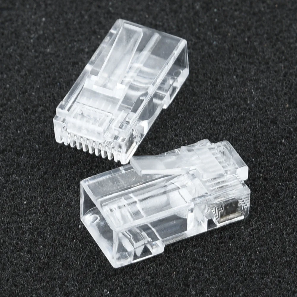 Durable Connector Plugs Network 8P8C Parts Strong Plasticity 50Pcs Adapter CAT6 Cable Clip EZ Modular Networking
Durable Connector Plugs Network 8P8C Parts Strong Plasticity 50Pcs Adapter CAT6 Cable Clip EZ Modular Networking