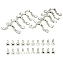 10 Pcs Stainless Steel Bimini Boat Top Pad Eye Straps Kayak Deck Loops Tie Down Pad Eyes Kayak Surfboard SUP Canoe Boat Accs
10 Pcs Stainless Steel Bimini Boat Top Pad Eye Straps Kayak Deck Loops Tie Down Pad Eyes Kayak Surfboard SUP Canoe Boat Accs